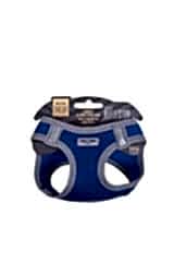 Havalı Dokuma Reflektör Serisi Küçük Irk Göğüs Tasması Mavi 3xs-22-26cm