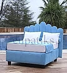 Lepus Luxe Bazalı Kedi ve Köpek Yatağı Pembe 82x80 cm