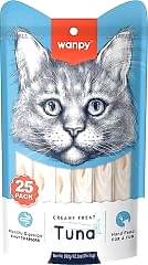 Wanpy Ton Balıklı 25x14 gr Krema Kedi Ödül Maması