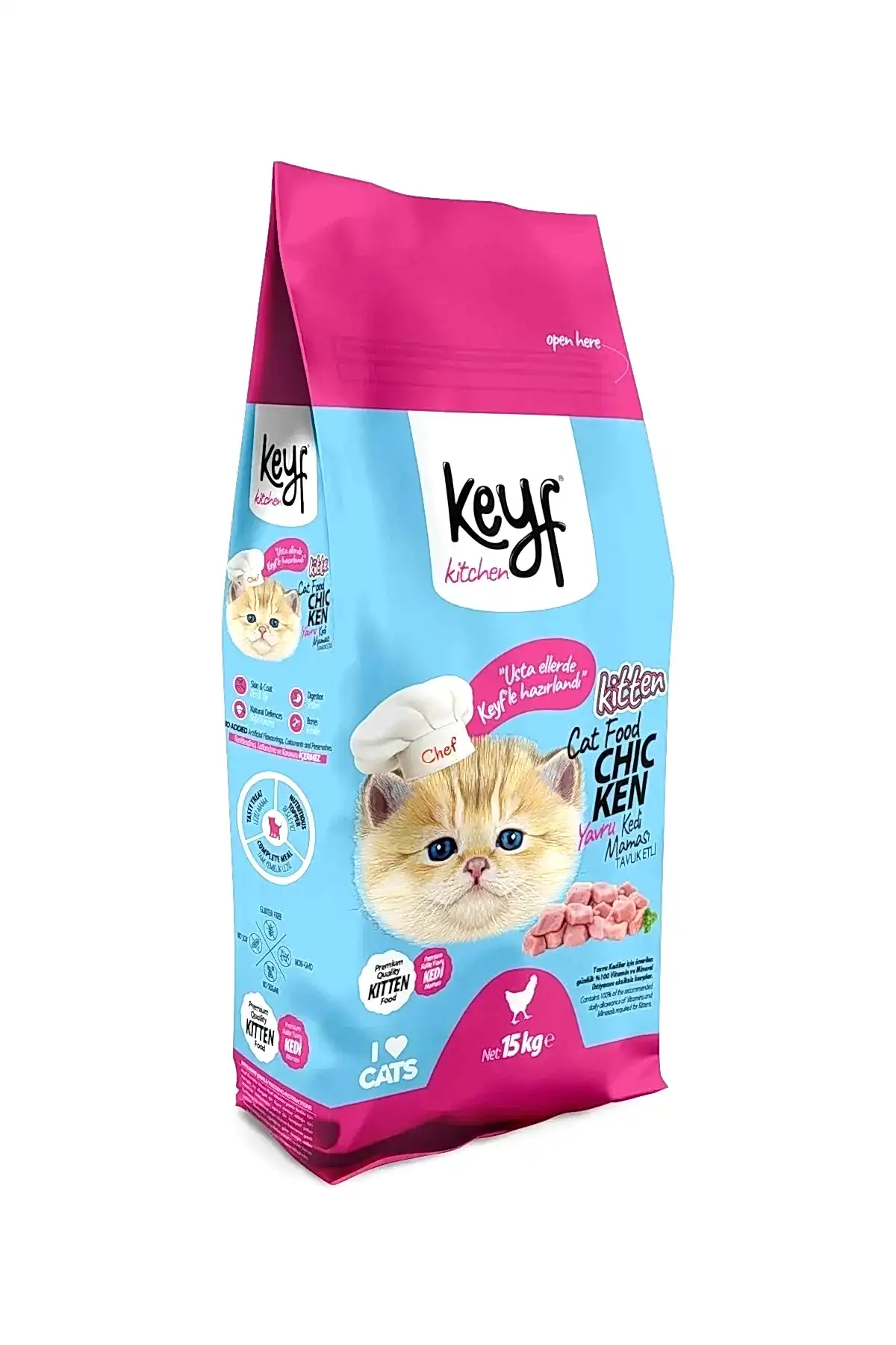 Keyf Yavru Kedi Maması 15 kg