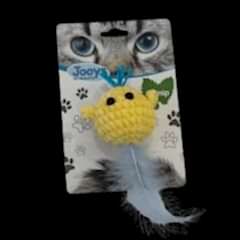 Jooys Catnip'li Kadife Açık Mavi Tüylü Civciv Kedi Oyuncağı