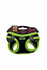 Doggie Havalı Dokuma Neon Küçük Irk Köpek Göğüs Tasması Xxxsmall Sarı 22-26 Cm