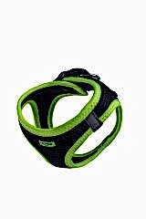 Havalı Dokuma Neon Küçük Irk Göğüs Tasması Sarı 30-34 Cm (ANG-XS)