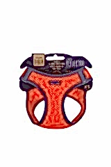 Havalı Dokuma Reflektör Küçük Irk Köpek Göğüs Tasması Xsmall Turuncu 30-34 Cm - Petshopundan