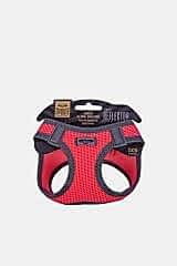 Havalı Dokuma Reflektör Küçük Irk Köpek Göğüs Tasması Xxxsmall Pembe 22-26 Cm - Petshopundan