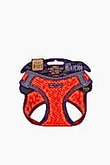 Havalı Dokuma Reflektör Küçük Irk Köpek Göğüs Tasması Xxsmall Turuncu 26-30 Cm - Petshopundan