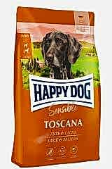 Happy Dog Toscana Ördek ve Somon Balıklı Köpek Maması 4 kg