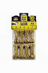 Deri Press Köpek Kemik Ödülü Xsmall Naturel 7 Cm 8 Adet