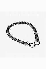 Duble Zincir Krom Kaplama Eğitim Tasması 2,5x60 60 Cm