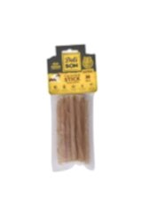 Orta Boy Deri Burgu Çubuk Köpek Ödülü Naturel 12 Adet - Petshopundan