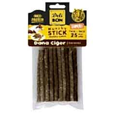 Delibon Süper Munchy Çubuk Dana Ciğerli Köpek Çiğneme Kemiği İnce 25 Adet