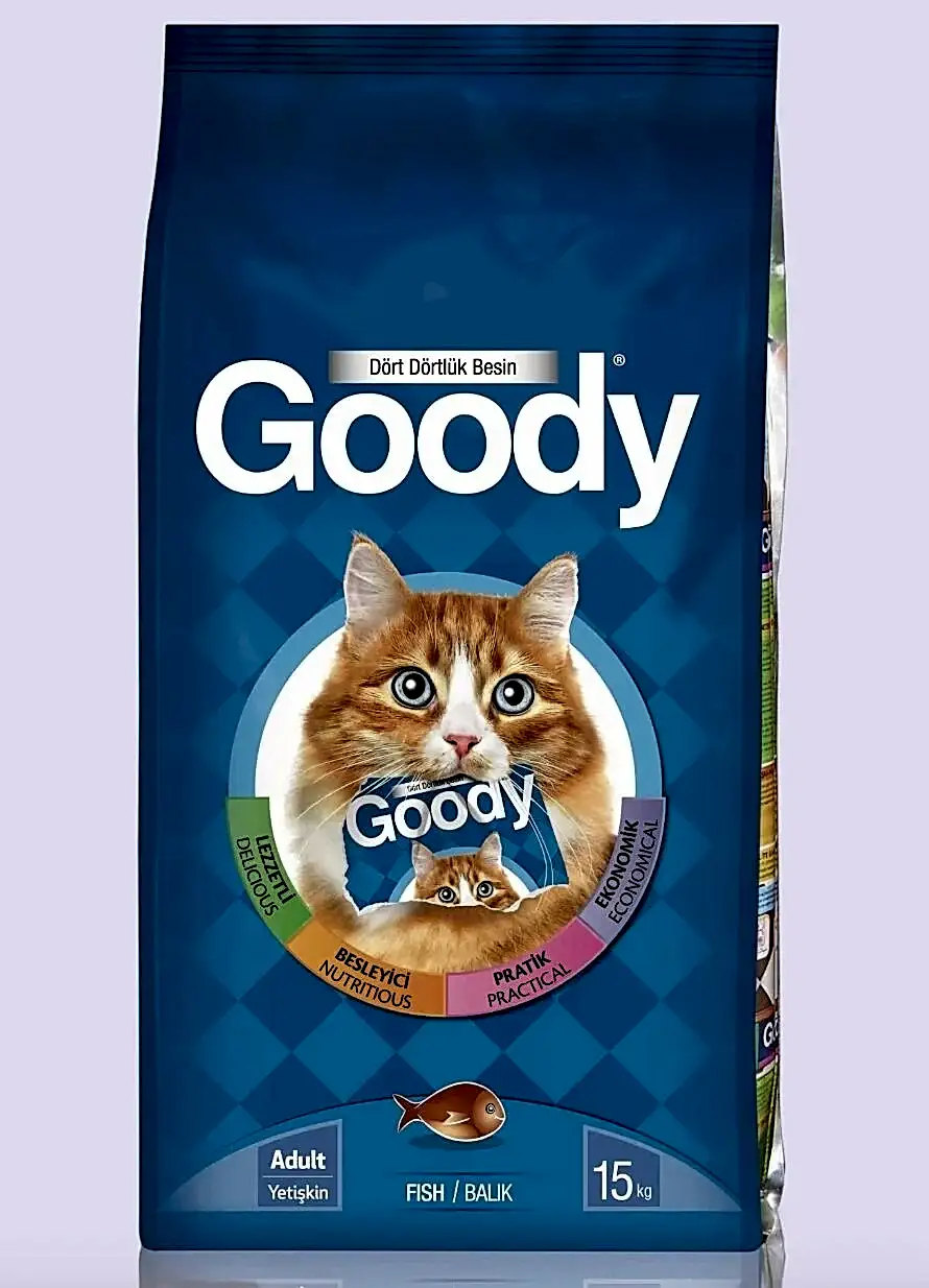 Goody Balıklı 15 kg Yetişkin Kuru Kedi Maması