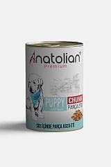 Anatolian Premium Puppy Lamb Kuzulu Parça Etli Yavru Köpek Konservesi 400 gr