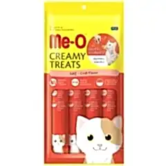 Meo Kremalı Yengeçli Kedi Sıvı Ödül Maması 4x15 gr