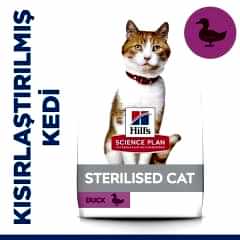 Hills Young Sterilised Ördekli Kısırlaştırılmış Kedi Maması  1.5 Kg