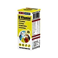 Kiki Excellent Kuşlar için B Vitamini Sıvı Damla 25 Ml