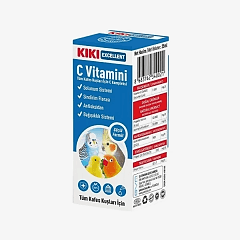 Kiki Excellent Kuşlar için C Vitamini Sıvı Damla