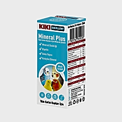 Kiki Excellent Mineral Plus Kuşlar için Mineral Çözelti Sıvı Damla 25 Ml
