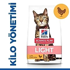 Hills Light Tavuklu Yetişkin Diyet Kedi Maması 3 Kg