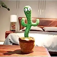 Dans Eden Şarkı Söyleyen Kaktüs Peluş Speaker