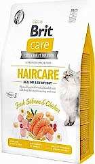 Brit Care Haircare Somonlu ve Tavuklu 2 kg Yetişkin Kedi Maması