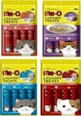 Me-O Creamy Treats 4 Çeşit Karma 4'lü Paket Sıvı Kedi Ödülü
