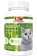 Bio PetActive Vitalicat 75 gr 150 Tablet Kediler için Multi Vitamin