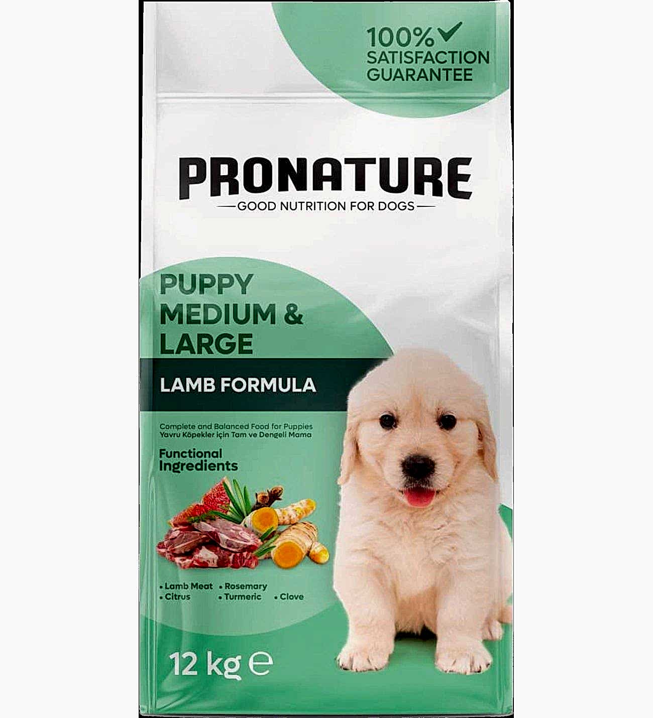 Pronature Daily Puppy Kuzu Etli ve Pirinçli 12 kg Yavru Köpek Maması
