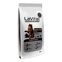 LaVital Kuzu Etli 12 kg Kısırlaştırılmış Yetişkin Kedi Maması