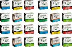 Schesir Karışık Konserve Yetişkin Kedi Maması 24 x 85 G