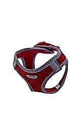 Havalı Dokuma Reflektör Serisi Küçük Irk Göğüs Tasması Kırmızı 2xs-26-30cm